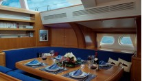 Sailing Yacht AVENTURA Saloon - Image by Royal Denship Yachts
